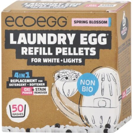 ECOEGG náplň do pracieho vajíčka jarné kvety biele prádlo 50 praní
