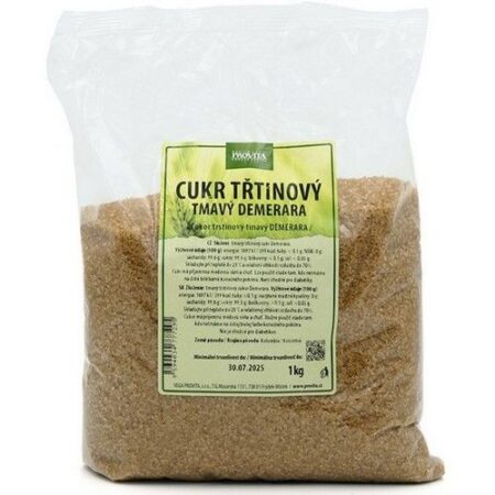 Tmavý trstinový cukor Demerara 1kg