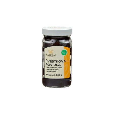 Natural Jihlava Lekvár 100% slivkový bez pridaného cukru 550g