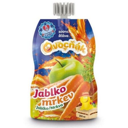 OVOCŇÁK JABLKO - MRKVA 200ml