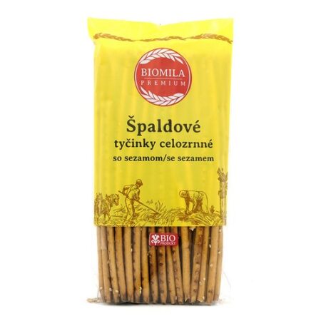 TYČINKY ŠPAL.CELOZ. SO SEZ.150g BIO Biom