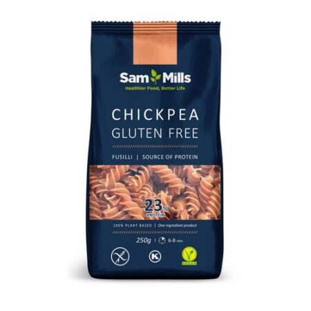 Sam Mills Strukovinové cestoviny z cíceru vretená /fusilli/ bezlepkové 250g