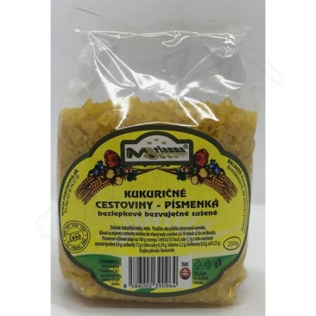 Marianna Kukuričné cestoviny písmenká bezlepkové 250g