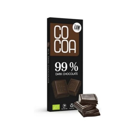 Cocoa Horká čokoláda 99% BIO RAW Vegan 40g