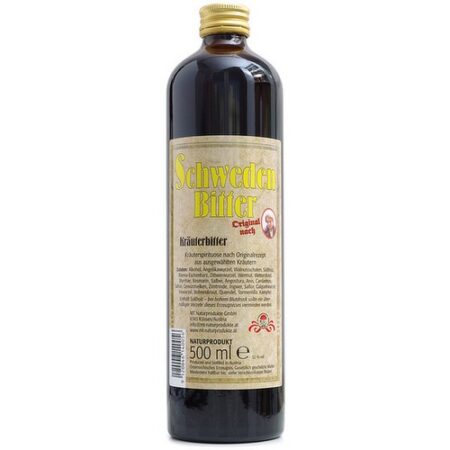 Švédske Horké so šafranom s alkoholom 500ml