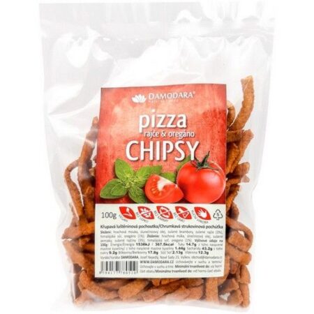 Chipsy hrachové PIZZA 100g Damodara