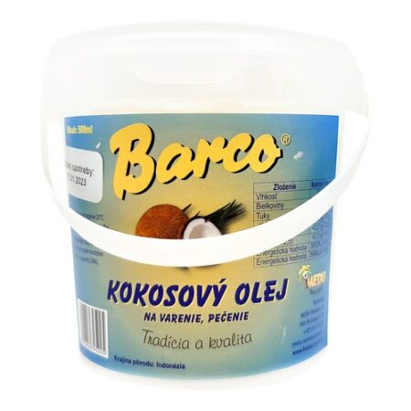 Olej kokosový Barco /vedro/ 0,5L Medu