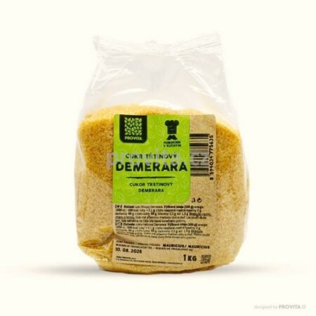 Svetlý trstinový cukor Demarara 1kg