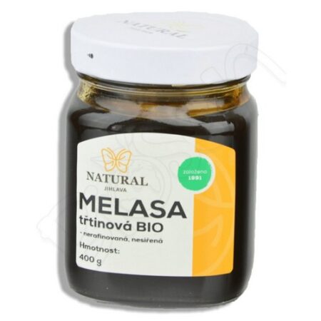 Trstinová melasa nesírená 540g BIO