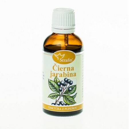 Tinktúra z pukov Serafin - Jarabina čierna - Arónia 50ml sklo