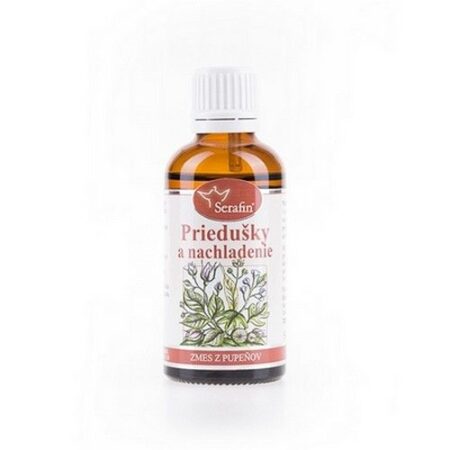 Tinktúra zmesi z pukov Serafin - Priedušky a Nachladenie 50ml sklo