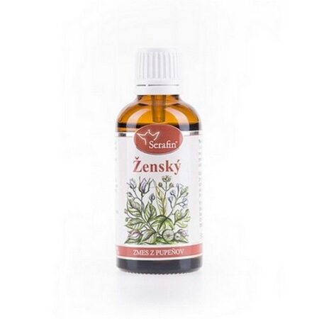 Tinktúra zmesi z pukov Serafin - Ženský 50ml sklo