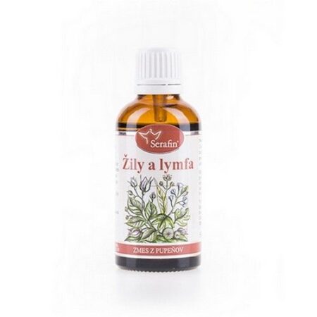 Tinktúra zmesi z pukov Serafin - Žily a Lymfa 50ml sklo