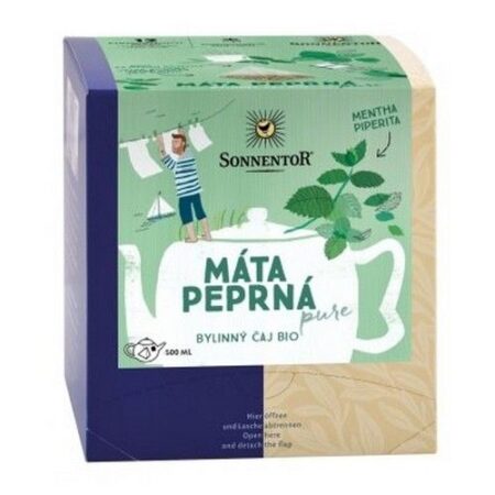 Čaj mäta pieporná BIO 18g porciovaný, Sonnentor