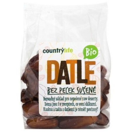 Country Life Datle sušené bez kôstok BIO 250g
