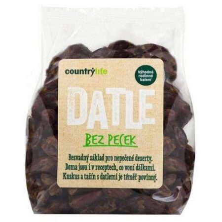 Country Life Datle sušené bez kôstok 500g