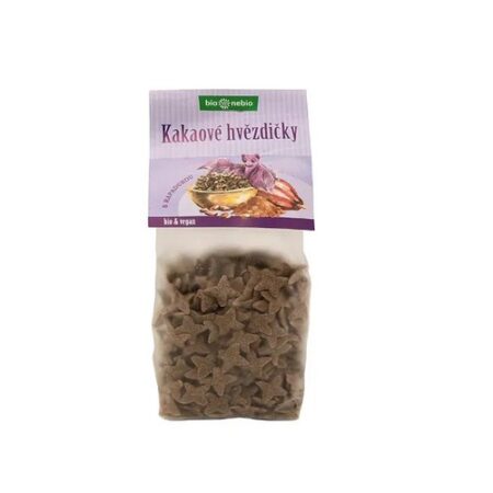 Kakaové hviezdičky s Rapadurou BioNebio BIO 150g