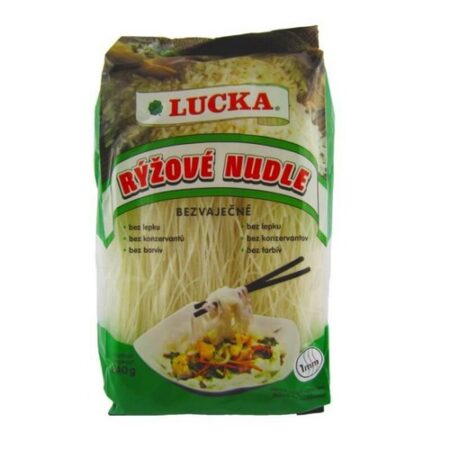 Lucka Ryžové bezvaječné rezance bezlepkové 1mm 240g