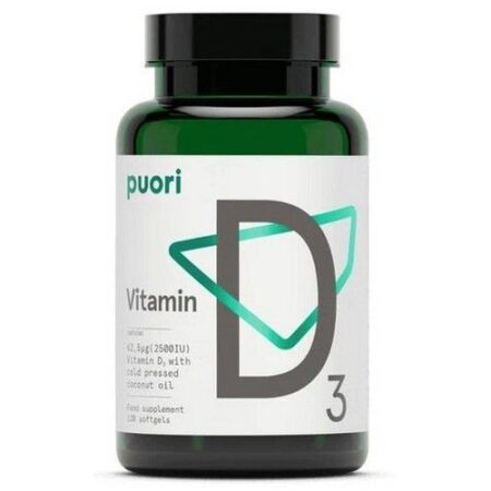 D3 vitamín 120 kapsúl Puori