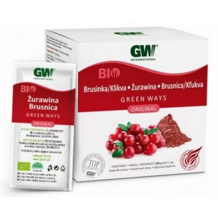 Sušený prášok z brusnice 200g Bio GW