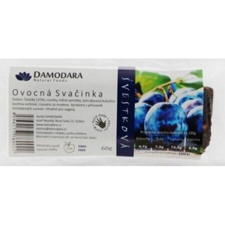 Tyčinka SLIVKOVÁ 60g Damodara