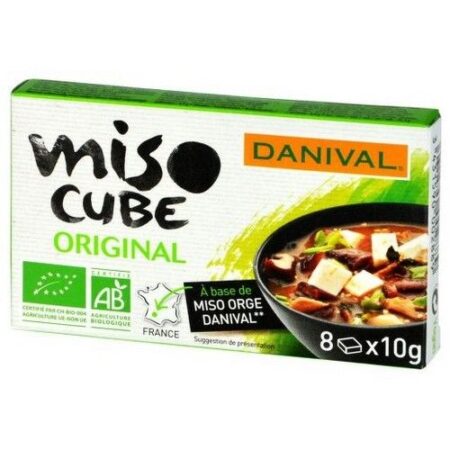 Bujón Miso kocky /8x10g/ 80g Bio DANIVAL