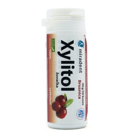 Žuvačky Xylitol brusnica 30g Medu