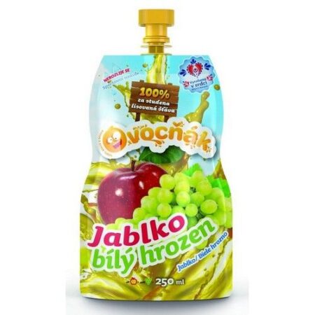 Ovocňák mušt jablko - biele hrozno 250ml