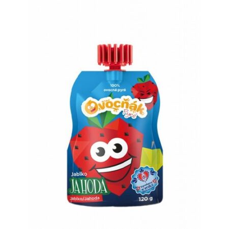 Ovocňák Ovocné pyré jablko - jahoda 120g