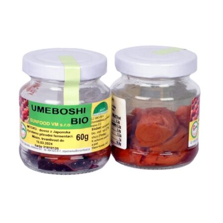 Umeboshi slivky 60g v skle, Sunfood