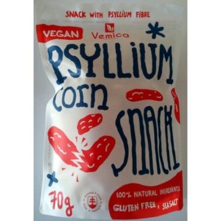 Kukuričný snack psyllium - slaný 70g