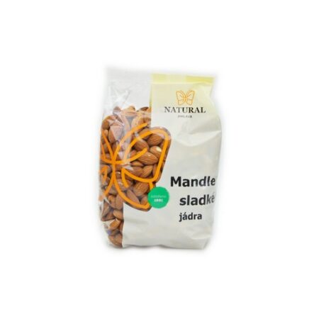 Sladké mandle nelúpané - jadrá 500g NJ