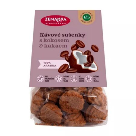 Sušienky kávové s kokosom 100g bio