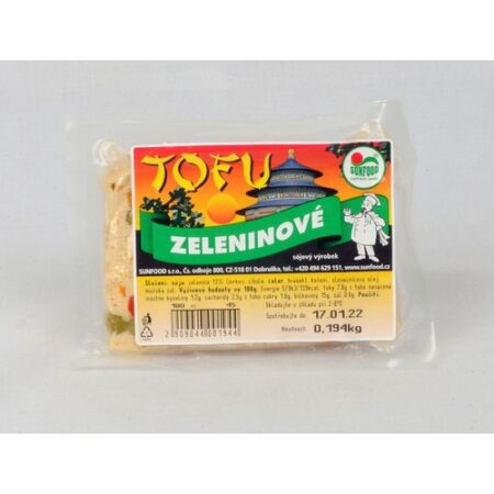 Sunfood Zeleninové tofu váha cca 200g
