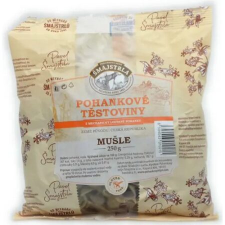 Šmajstrla Pohánkové cestoviny mušle 250g