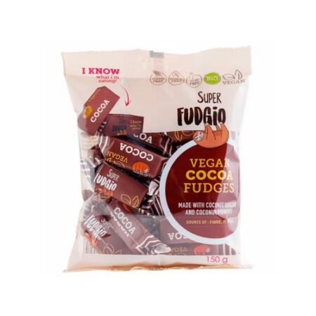 Vegánske karamelky - kakao BIO 100g Super Fudgio
