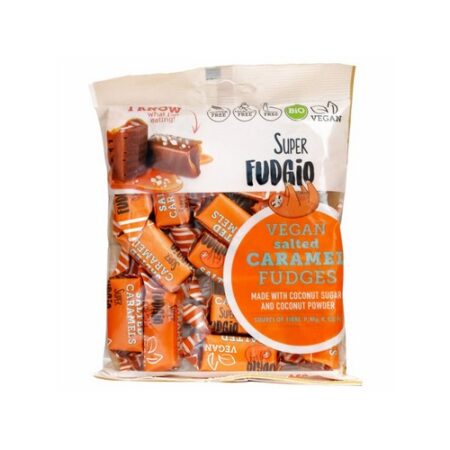 Vegánske karamelky - slaný karamel BIO 100g Super Fudgio