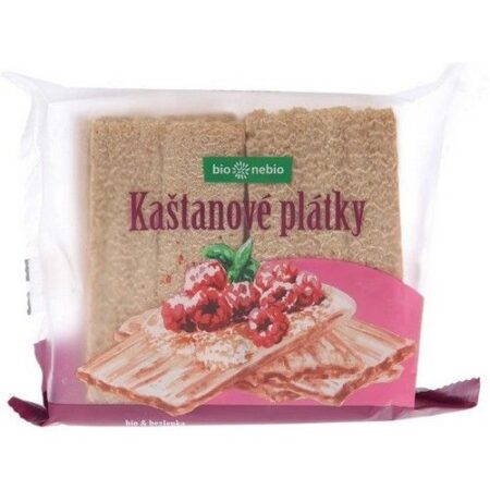 Plátky s gaštanmi 100g Bio