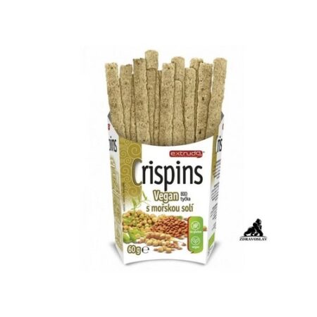 Tyčinky Crispins EXTRUDO s morskou soľou Vegan BIO 60g