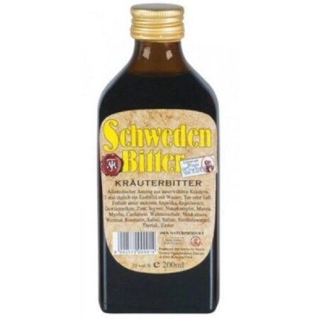 Švédske Horké so šafránom s alkoholom 200ml
