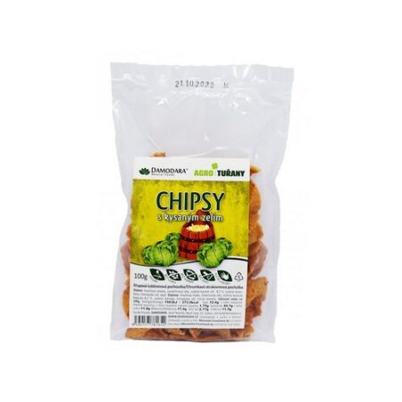 Hrachové chipsy s kyslou kapustou 100g DAMODARA