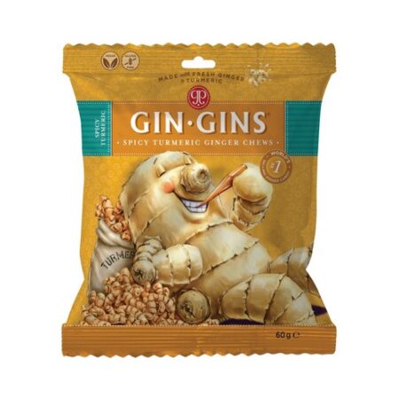 Kurkumovo-zázvorové cukríky Gin-Gins 60g