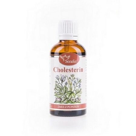 Tinktúra zmesi z pukov Serafin - Cholesterin 50ml sklo
