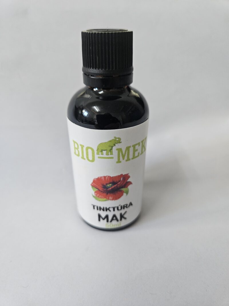 BIO-MEK Maková tinktúra z kvetov vlčieho maku 50ml