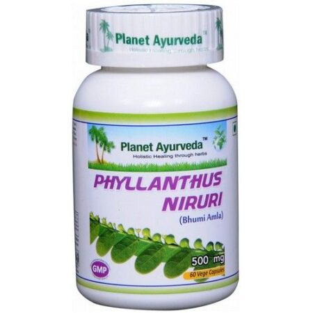 Planet Ayurveda Phyllanthus niruri (Chanca piedra) 500mg 60 kapsúl
