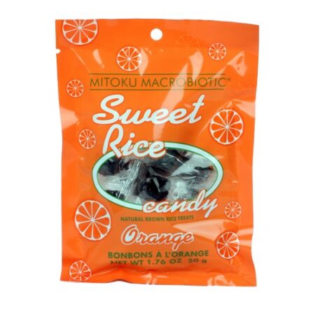 Mitoku cukríky Sweet Rice Candy Orange 50g