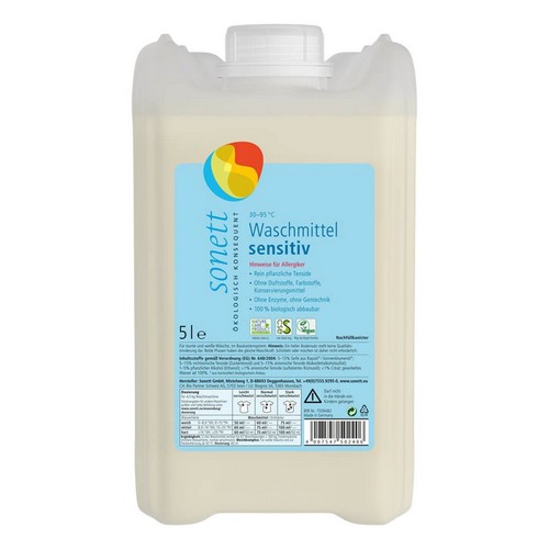 Tekutý gél na pranie Senzitív Sonett 5l