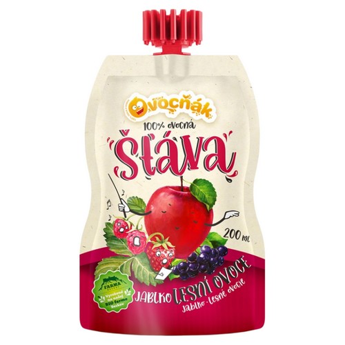 Ovocňák Mošt jablko-lesné ovocie 200ml