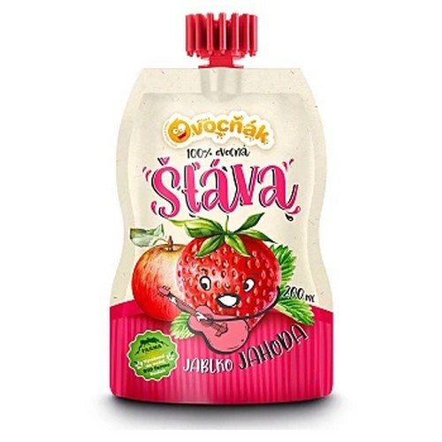 Ovocňák Mošt jablko a jahoda 200ml