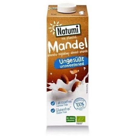 Natumi Mandľový nápoj bez cukru BIO 1l